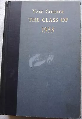 YALE COLLEGE 1933 YEARBOOK Features VINCENT PRICE  FOLDOUT CLASS PICTURE • $175