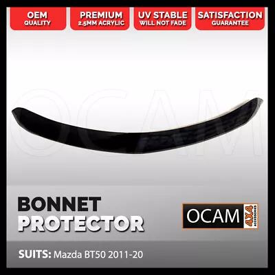 Bonnet Protector For Mazda BT50 11/2011-08/2020 Series Tinted Guard BT-50 • $99