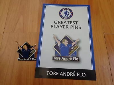 Rare Danbury Mint Chelsea Fc Greatest Players - Tore Andre Flo Enamel Pin Badge • $64.14