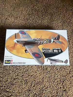 Vintage Revell Spitfire Mk-II 1:48 Scale Model Kit New  1978 • $18