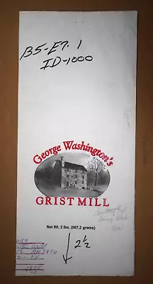 Vintage Paper Sack Bag - GEORGE WASHINGTON'S GRIST MILL MOUNT VERNON VA. 2004 • $15