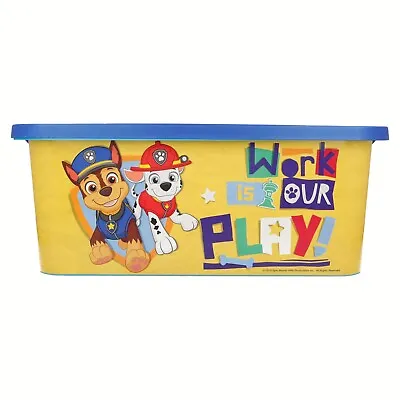 Paw Patrol Storage Box 13L  Useful To Organise Your Child's Room After Playtime. • £14.98