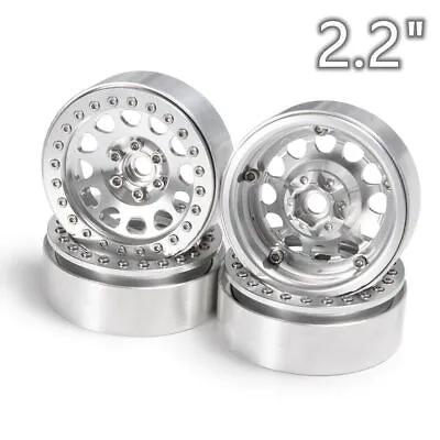 RC 2.2  Beadlock Metal Alloy Crawler Car Set Wheels Rim For Axial 1/10 90018 • £34.19