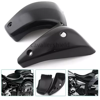 $76.91 • Buy Gloss Black L&R Side Battery Cover Panel Fairing For Yamaha V Star 1300 XVS1300
