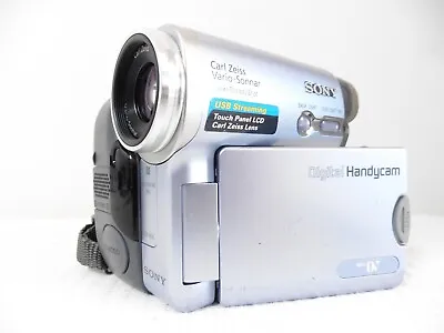 SONY Handycam DCR-TRV14E  Mini DV Tape Video Camera Camcorder FAULTY • £18