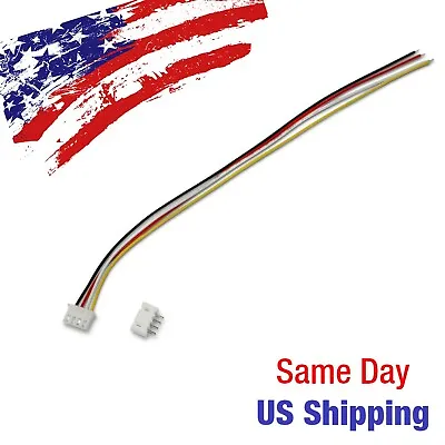 $5.50 • Buy JST XH2.54mm 4 Pin Singleheaded Wire Cable Connector Set Male Female PCB USA!