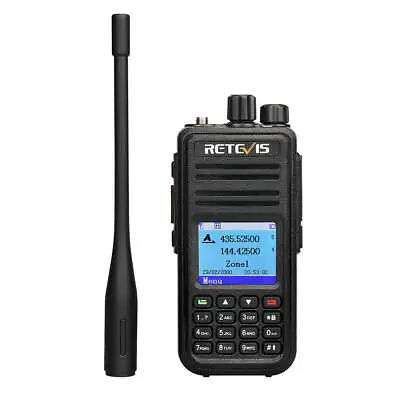 $116.95 • Buy RT3S Dual Band DMR Radio Digital Ham GPS TDMA 5W 2000mAh LongRange Walkie Talkie