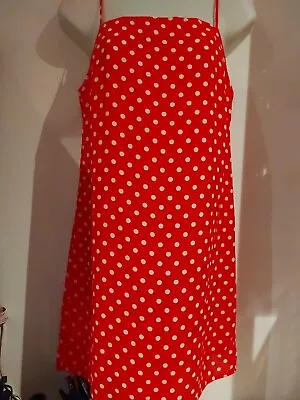 Oh My Love. Orange Spot Lightweight Dress.  Size Small (8-10?) • £2.60