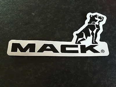 New Genuine Mack Bulldog Logo Small Black/White Bulldog Mack Truck Magnet 98mm • $14.95