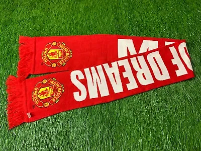 MANCHESTER UNITED Rare FOOTBALL SOCCER FAN SCARF OFFICIAL PRODUCT ONE SIZE • $8.49
