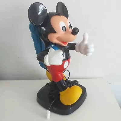 Mickey Mouse Backpack Phone Model 1245 Tyco 1986 Vintage Disney *Read Desc. • £18.04