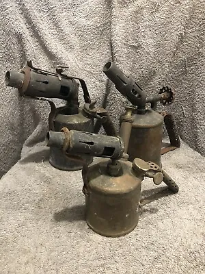 JOB LOT 3 Assorted Old Vintage Blow Torches / Blow Lamps Inc Primus 650 - No Res • £18
