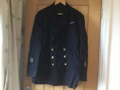 £9.99 • Buy Royal Navy Warrant Officer Jacket Genuine British 1 Uniform With Badges