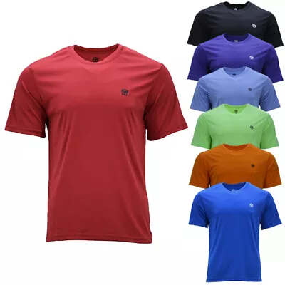 New Mens Gym T Shirt Wicking Cool Dry Running Gym Top Sports Performance • £6.49