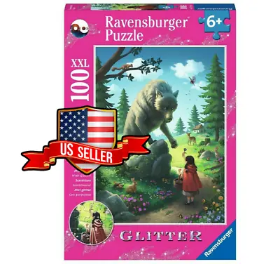 NEW (Dinged Box) Ravensburger 12988 Red Riding Hood And The Wolf 100 Pc Puzzle • $16.95