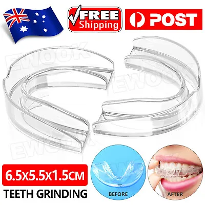 Teeth Grinding Mouthguard Mouth Guard Night Bruxism Clenching Sleeping Dental AU • $5.85