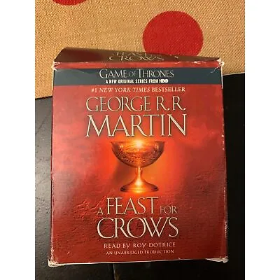 Game Of Thrones A Feast For Crows HBO George R.R.Martin EUC 27 Disc Audiobook • $45.99