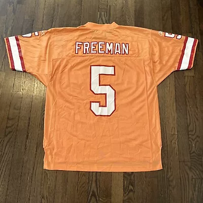 Tampa Bay Buccaneers Jersey Large Freeman Cream Orange Reebok Creamsicle +2 • $47.99