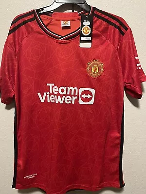 Manchester United Soccer Jersey  With Shorts - Men Size L (Rashford #10) • $45