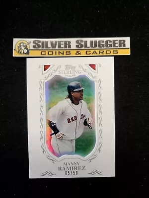 2009 Manny Ramirez Topps Sterling White Border Holo /50 #65 Bostom Red Sox • $13.99