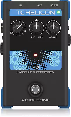 TC-Helicon VOICETONE-C1 HardTune And Pitch Correction Pedal Stompbox • $189.99