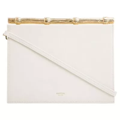 $199 • Buy Oroton Grace Ivory Leather Clutch-shoulder Bag **brand New With Tag**