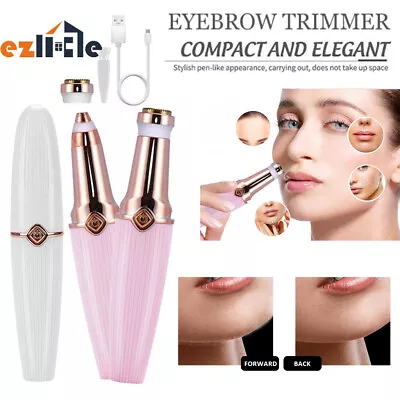 2 In 1 Razor Hair Remover Epilator Electric Facial Eyebrow Brows Trimmer Women • $16.99