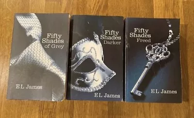 50 Shades Of Grey Darker & Freed Trilogy 3 Books Set - E L James • £2