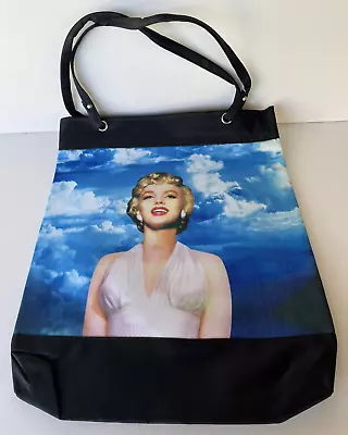 Marilyn Monroe Tote Bag Black Zip Closure New In Packaging Casual White Dress • $20.38