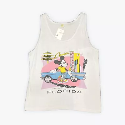 L Vintage Mickey Mouse Florida Tank Top • $12.50