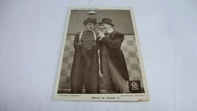 Charlie Chaplin Red Letter Photocard Essanay Silent Movie Postcard RPPC • £3.75