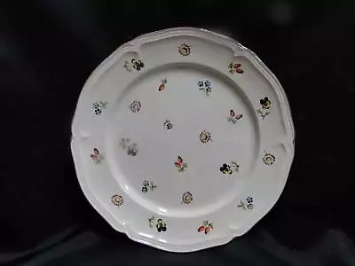 Villeroy & Boch Petite Fleur Small Flowers Red Trim: Dinner Plate (s) 10 1/2  • $20.79