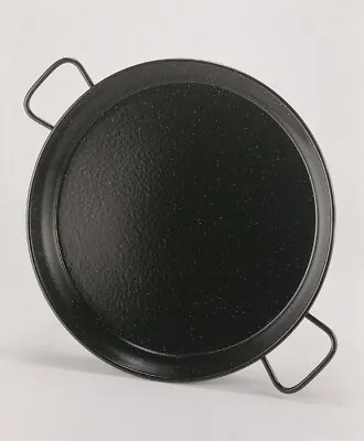 PAELLAWORLD - 38cm Enamelled Steel Paella Pan • £14.99