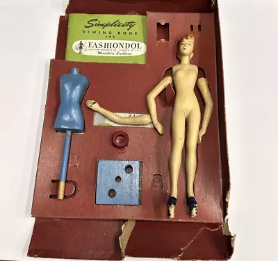 Vintage Simplicity Fashion Doll Sewing Mannequin Composition Model Doll 1945 • $222.11