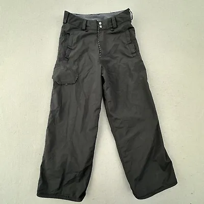 Volcom Snow Pants Youth Large Black Command Pant Snowboarding Ski Cargo Pocket • $36