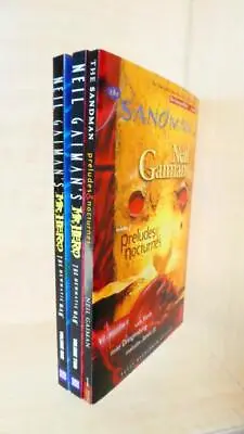 Neil Gaiman - Lot Of 3 Books - Mr Hero Vol 1&2 Sandman Preludes And Nocturnes • $39.99