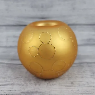 Gold Mickey Mouse Disney Tea Light Candle Holder • $12.76