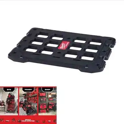 Milwaukee Packout Wall/Floor Mounting Plate Impact Resistant Tool (48-22-8485) • $36.04