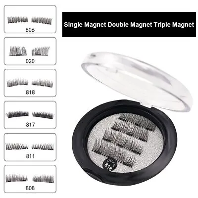 $6.33 • Buy Lashes Extended Magnetic Eyelashes 3D Faux Mink Magnet Lashes False Eyelashes
