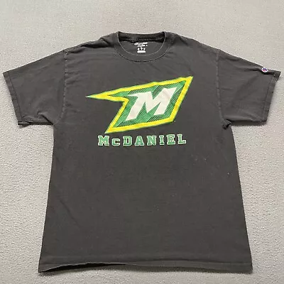 McDaniel College Shirt Men’s Large Black Logo Champion NCAA Sportswear Tee • $7.50