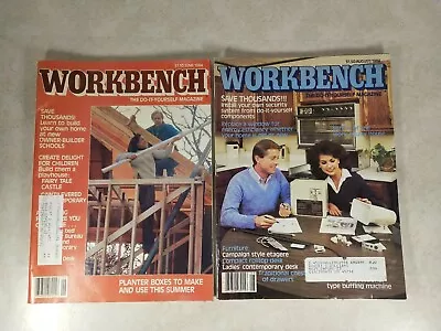 Lot Of 2 Vintage Issues Of Workbench Magazine June & August 1984 • $4.49