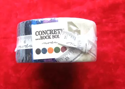 Moda Jelly Roll Concrete Rock Solid - New - Sealed In Plastic • $19.95