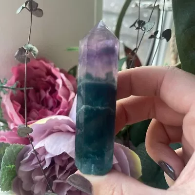 £13.95 • Buy Rainbow Fluorite Crystal Tower 63g 1382 