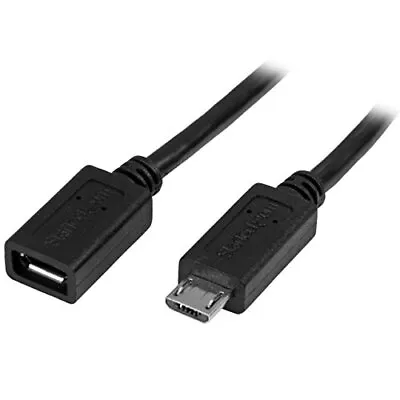 0.5m 20in Micro-USB Extension Cable - M/F - Micro USB Male To Micro USB Femal... • $10.90