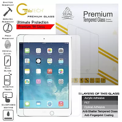 For Apple IPad12.9/11/10.9/10.2/9.7/Mini Gorilla Tempered Glass Screen Protector • £6.99