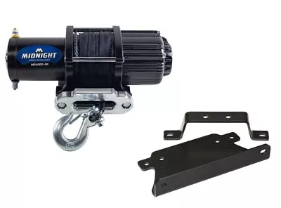 Viper 50 Ft Winch 4500 Lb Black W/ Mount For Can-Am Outlander 500 2007-12 • $236.82