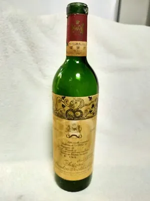 Empty Chateau Mouton Rothschild Wine Bona Tibertelli Bottle From Japan • $59