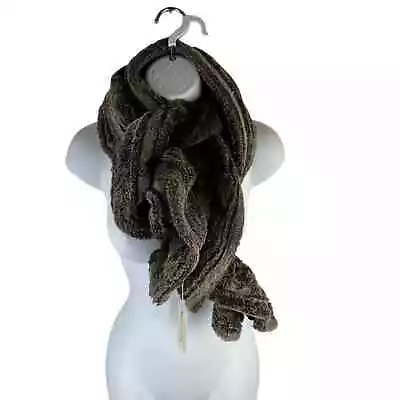 Cejon Minky Faux Fur Scarf Brown • $23.99