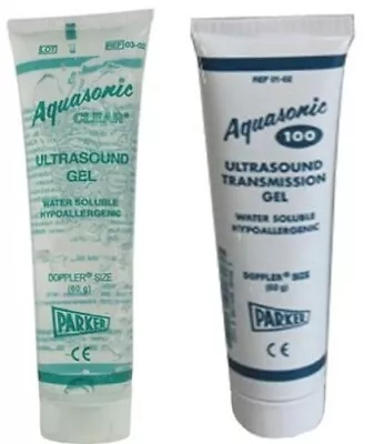 Parker AQUASONIC Ultrasound Transmission Gel 2oz 60g Doppler 100 OR Clear USA • $2.19