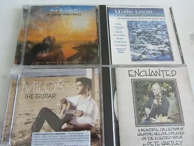 4 X Cd Acoustic Milos Karadaglic The Guitar Willie Logan Pete Hartley  • £8.99